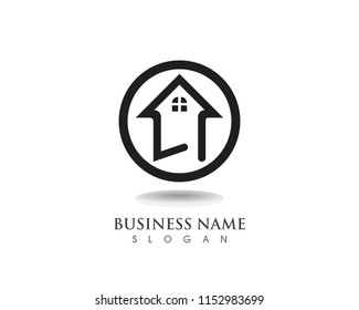 home buildings logo and symbols icons template
