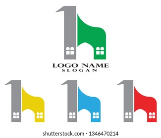 Home Buildings Logo and Symbols icons template