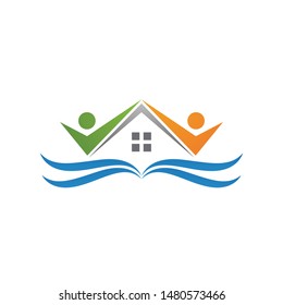 home buildings logo and symbols icons template
