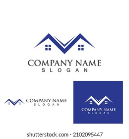 home buildings logo and symbols icons template
