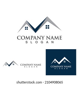 home buildings logo and symbols icons template
