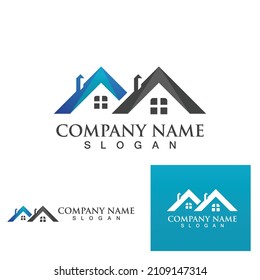 home buildings logo and symbols icons template
