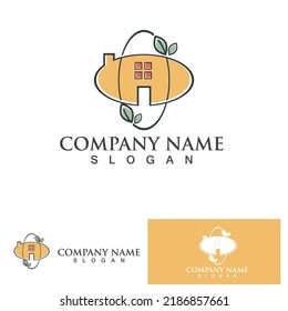 home buildings logo and symbols icons template
