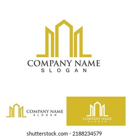 home buildings logo and symbols icons template
