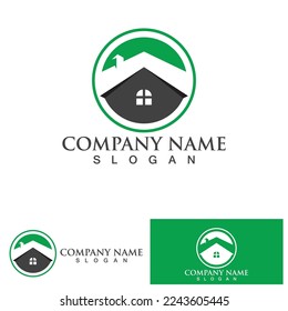 home buildings logo and symbols icons template
