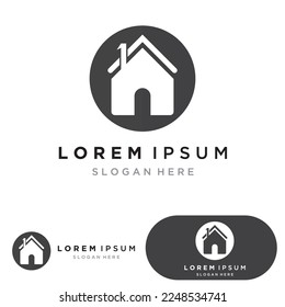 home buildings logo and symbols icons template
