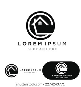 home buildings logo and symbols icons template

