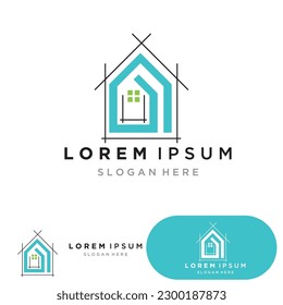 home buildings logo and symbols icons template
