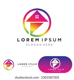 home buildings logo and symbols icons template
