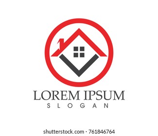 home buildings logo and symbols icons template
