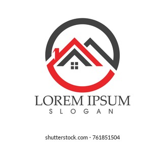 home buildings logo and symbols icons template
