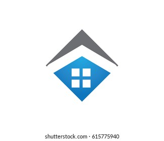 Home and buildings logos