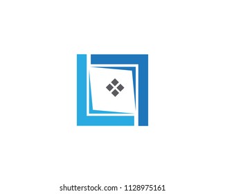 home buildings and symbols icons template
