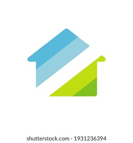 Home Business Logo Design, Real Estate And Realty Symbol - Vector