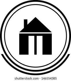 Home button black 