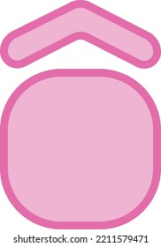 Home button icon flaticon pink