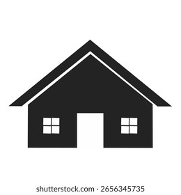 Home button icon. Home icon. Simple house symbol. Vector illustration.