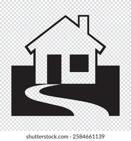 Home button icon vector. Home page icon. Simple house symbols. Building icon. Vector illustration. Web home icon for apps and websites. Collection home icons. House symbol 