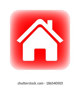 Home button on white background.