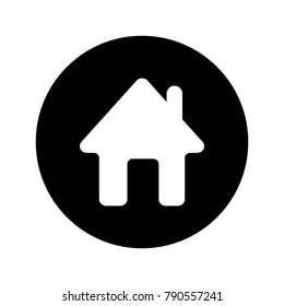 home button, Real estate, symbol house building sign icon vector illustration Real estate symbol