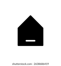 Home button UI icon vector