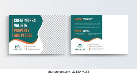 Home buy and sale postcard, print ready, real estate brochure design amazing and modern real estate postcard design
corporate Company realtor postcard design.