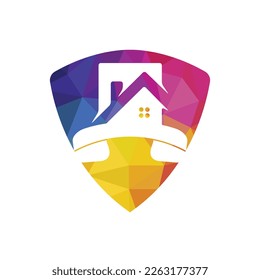 Home call vector logo design template. Real estate business logo concept.	