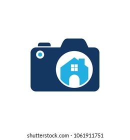 Home Camera Logo Icon Design