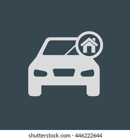 Home car icon 