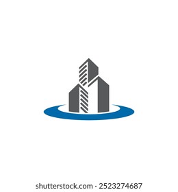 home care and Building  Logo Vector Icon Illustration Design
