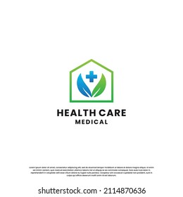 home care. health care logo design collection for medical and healthy