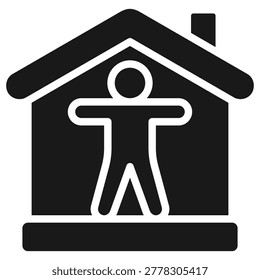 Home Care Icon Element For Design