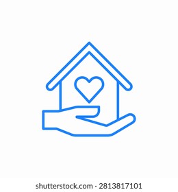 home care icon sign vector