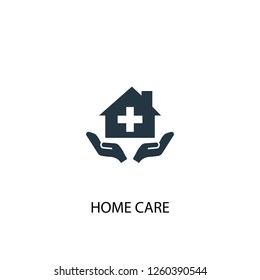 home care icon. Simple element illustration. home care concept symbol design. Can be used for web and mobile.