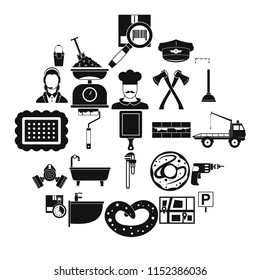 Home care icons set. Simple set of 25 home care vector icons for web isolated on white background
