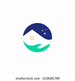 home care logo with circle shape