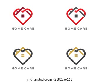 Home Care Logo Concept sign icon symbol Design. Medical Health Care logo Design. Vector illustration logo template