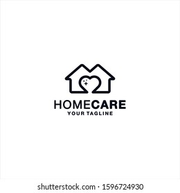 Home Care logo design template