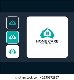 plantilla de diseño de logotipo de atención domiciliaria