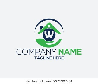 Design-Vorlage für Home Care-Logos