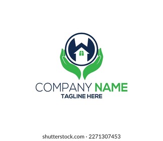 plantilla de diseño de logotipo de Home Care