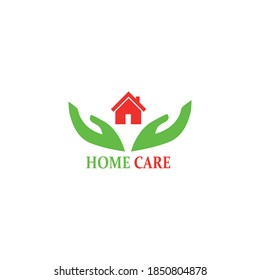 home care logo design vector icon symbol