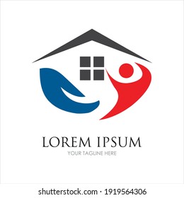 home care logo design vector icon symbol
House Care logo Template, Medical House Logo