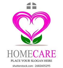 Home care logo design vector icon symbol House Care logo Template