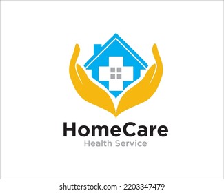 home care logo designs for medical service and clinic or hospital logo