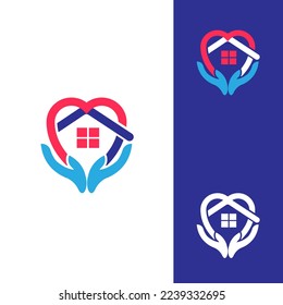 Home Care Logo Template Design Vector,Flat Vector Logo Design Template Element. EPS 10