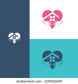 Home Care Logo Template Design Vector,Flat Vector Logo Design Template Element. EPS 10