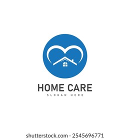 Icono de Ilustración vectorial de diseño de Plantilla de logotipo de cuidado del hogar