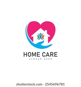 home care logotipo modelo design vetor ilustração ícone