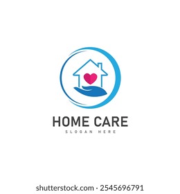 Icono de Ilustración vectorial de diseño de Plantilla de logotipo de cuidado del hogar